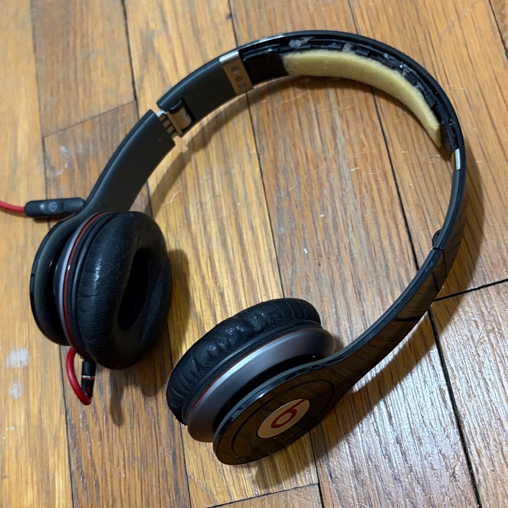 Beats by Dre Black and Red On-Ear Headphones